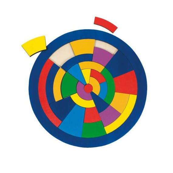 Puzzle circulaire en bois (29 pièces) Puzzle circulaire en bois (29 pièces)