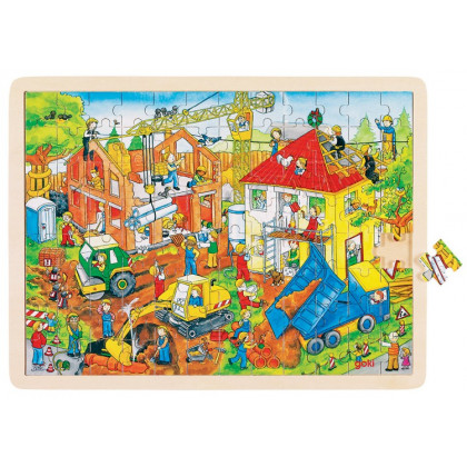 Puzzle Les Poneys en bois, 48 pièces