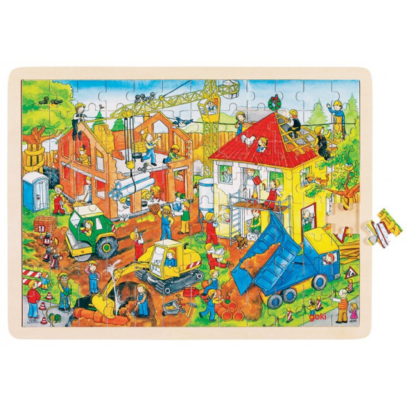 Puzzle Les Poneys en bois, 48 pièces Puzzle Les Poneys en bois, 48 pièces