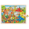 Puzzle Chantier en bois, 96 pièces
