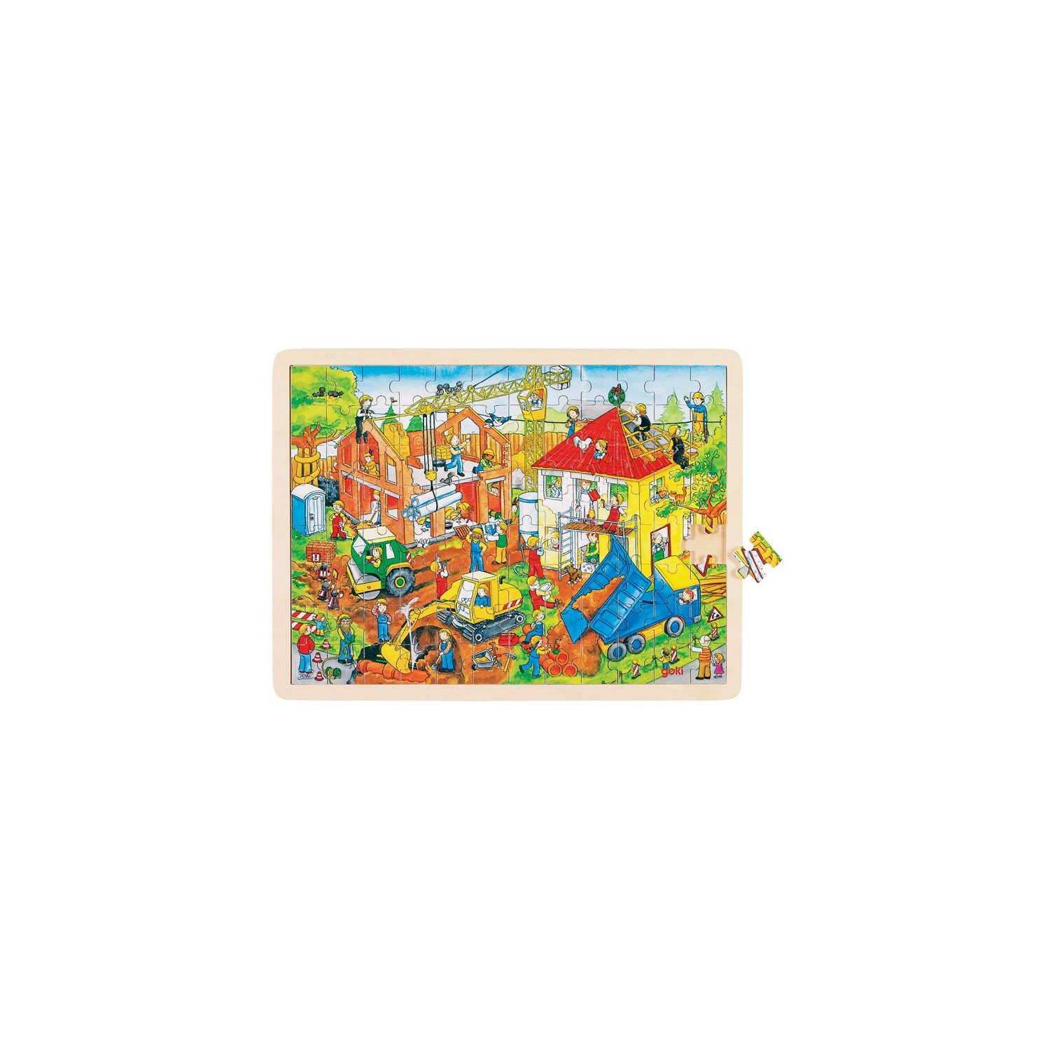 Puzzle Les Poneys en bois, 48 pièces