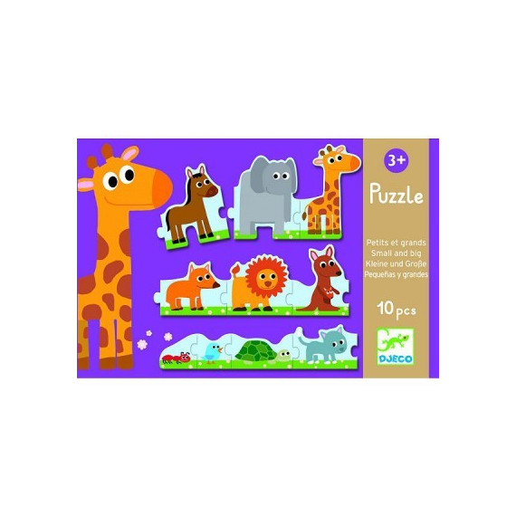 Puzzle duo Petits/Grands DJECO - Puzzle pour les enfants dès 2/3 ans