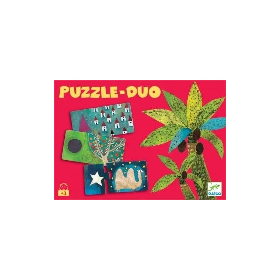 Puzzle duo Petits/Grands DJECO - Puzzle pour les enfants dès 2/3 ans