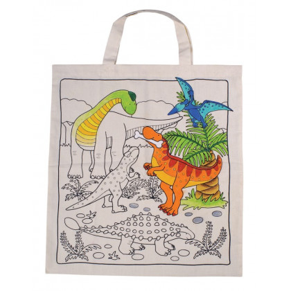 Sac à colorier Dinosaures