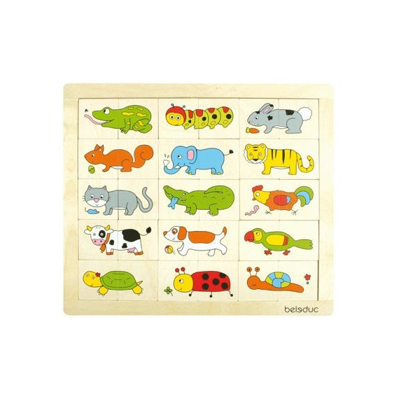 Animal Antics enfants tout-petits puzzles Jeu Jouets éducatifs forme animale 