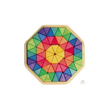Puzzle octogonal en bois (72 pièces)