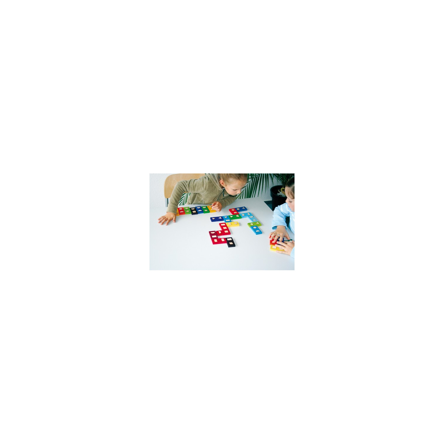 Blocs De Construction Bois Formes Géométriques HONITANO - Jeu Éducatif Pour Tout-Petits
