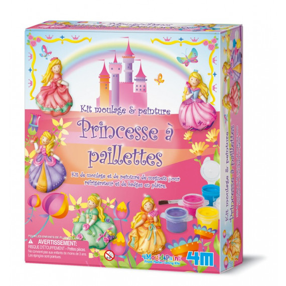 Moulage Princesses - Moulage magnets Princesse 4M