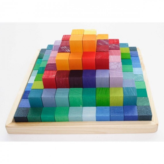 Jeu de construction Pyramide 100 cubes Jeu de construction Pyramide 100 cubes
