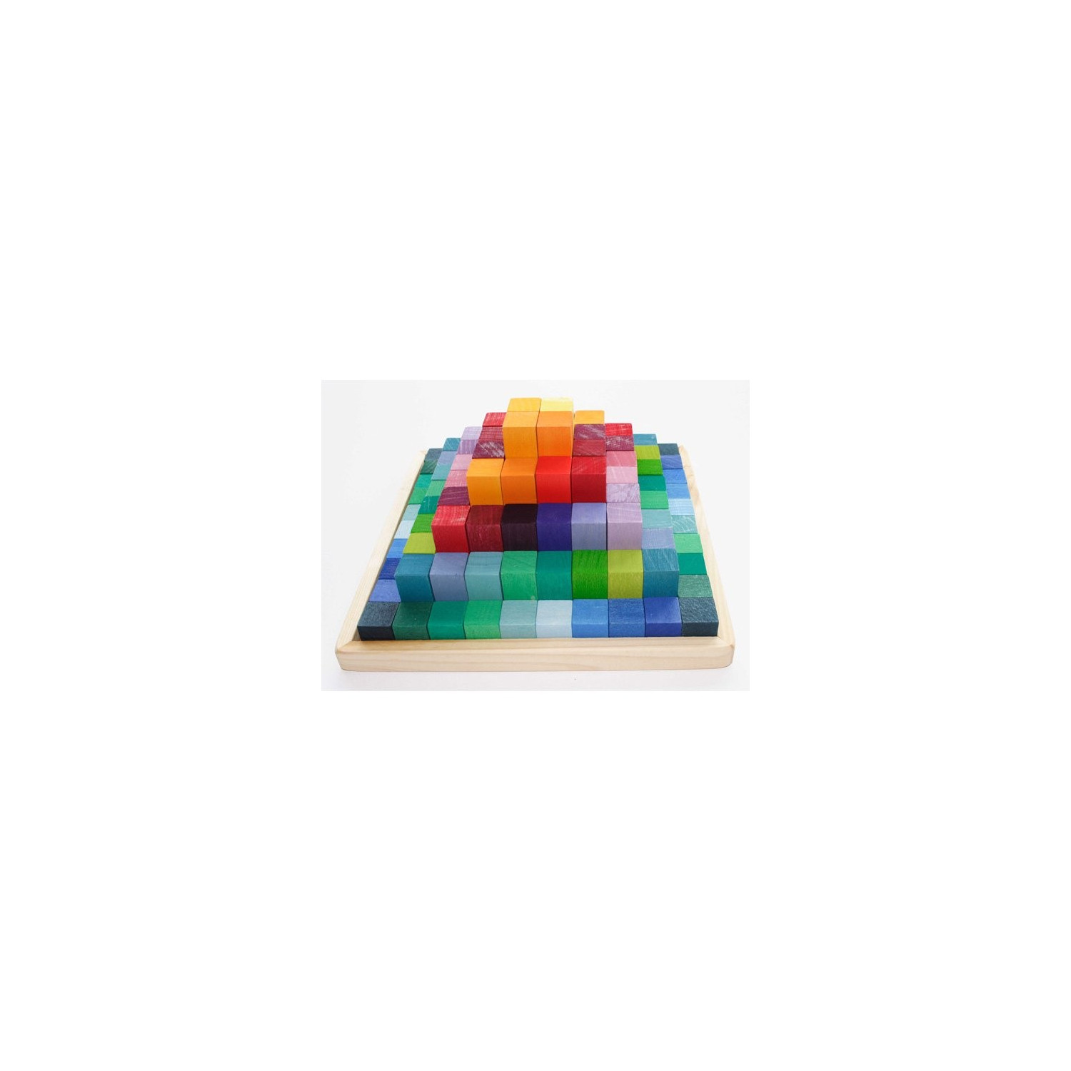 Jeu de construction Pyramide 100 cubes