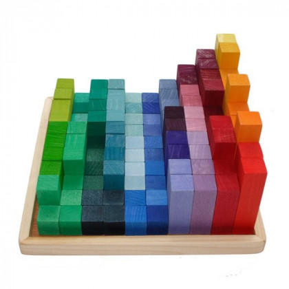 Jeu de construction Pyramide 100 cubes