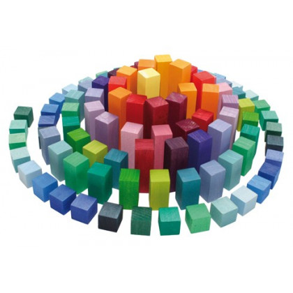 Jeu de construction Pyramide 100 cubes