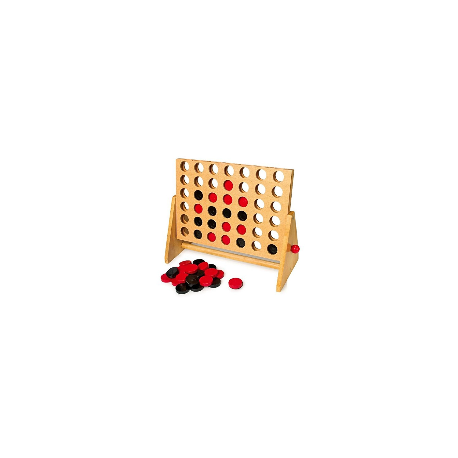 Grand jeu de puissance 4 en bois