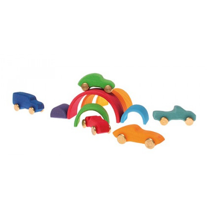 Jouets en bois Jeu d'équilibre Arc-en-ciel sauvage Petitcollage® -  Ekobutiks® l ma boutique écologique