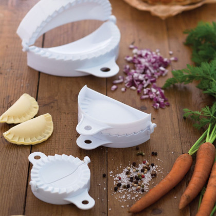 Moules à Chaussons Raviolis 4 Tailles - Diamètres 3.5, 5.5, 6.5 Et 13 Cm, Pour Pâtisserie Maison