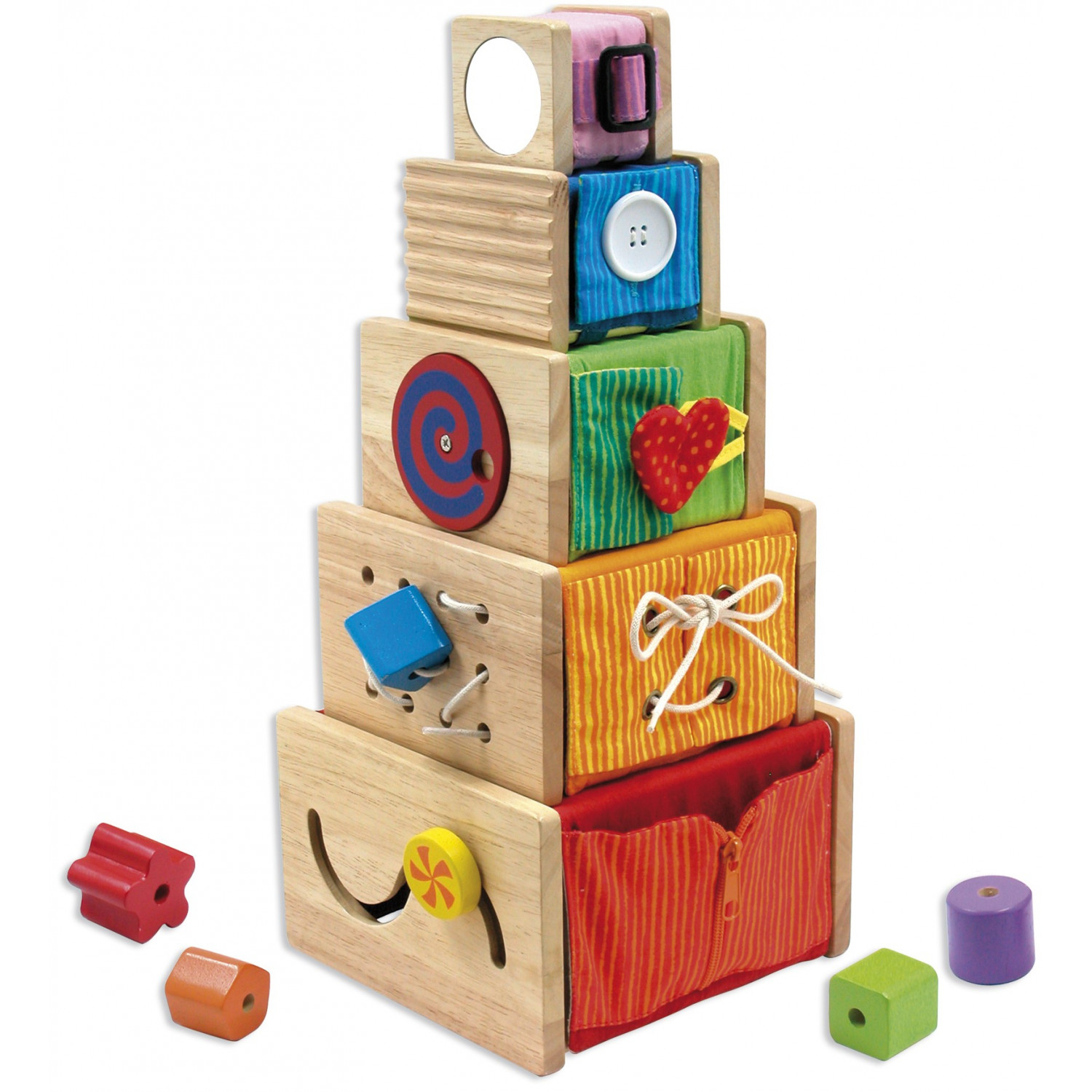 Cubes de motricite gigogne Jeu Montessori