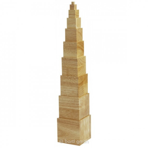 Tour en bois naturel Montessori Tour en bois naturel Montessori