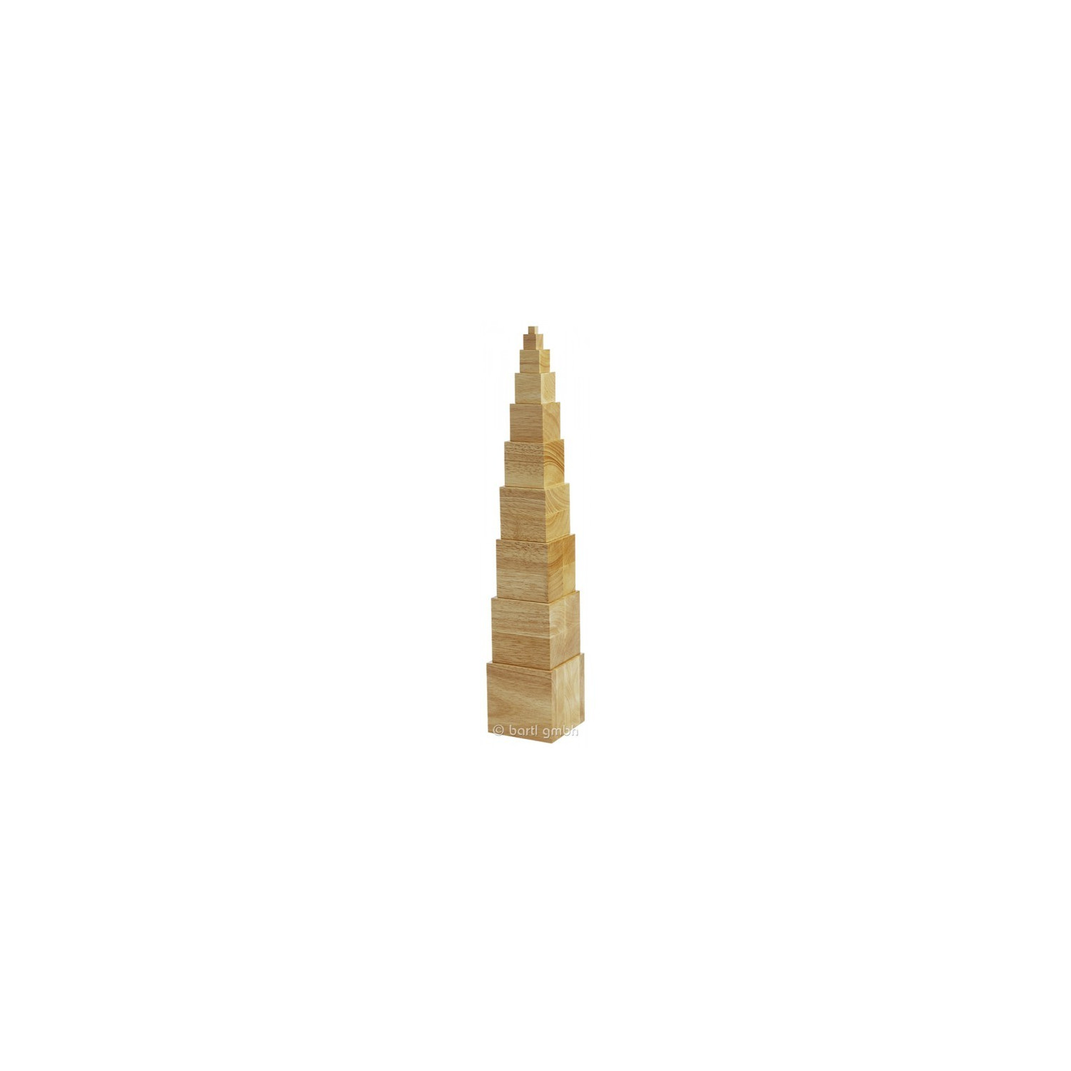 Tour en bois naturel Montessori