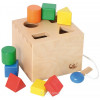 Boîte à formes en bois avec clé Boîte à formes en bois avec clé