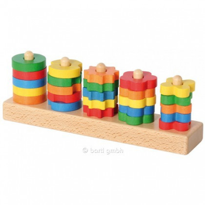 Jouets éducatifs en bois forme géométrique – scody