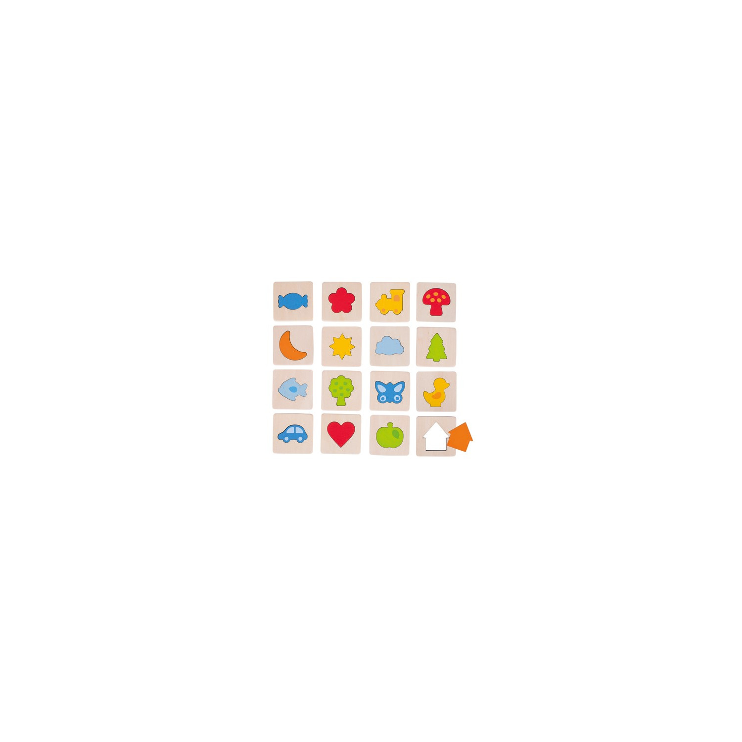 Sac Sensorielle Bebe Jeu Tactile Goki - Mémo Des Coussins 20 Pièces - Développe Le Sens Du Toucher, Multicolore Jeu Goki Coussins Textures 20 Pièces