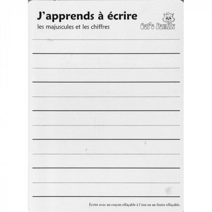 Graphoguide Lettres majuscules et Chiffres