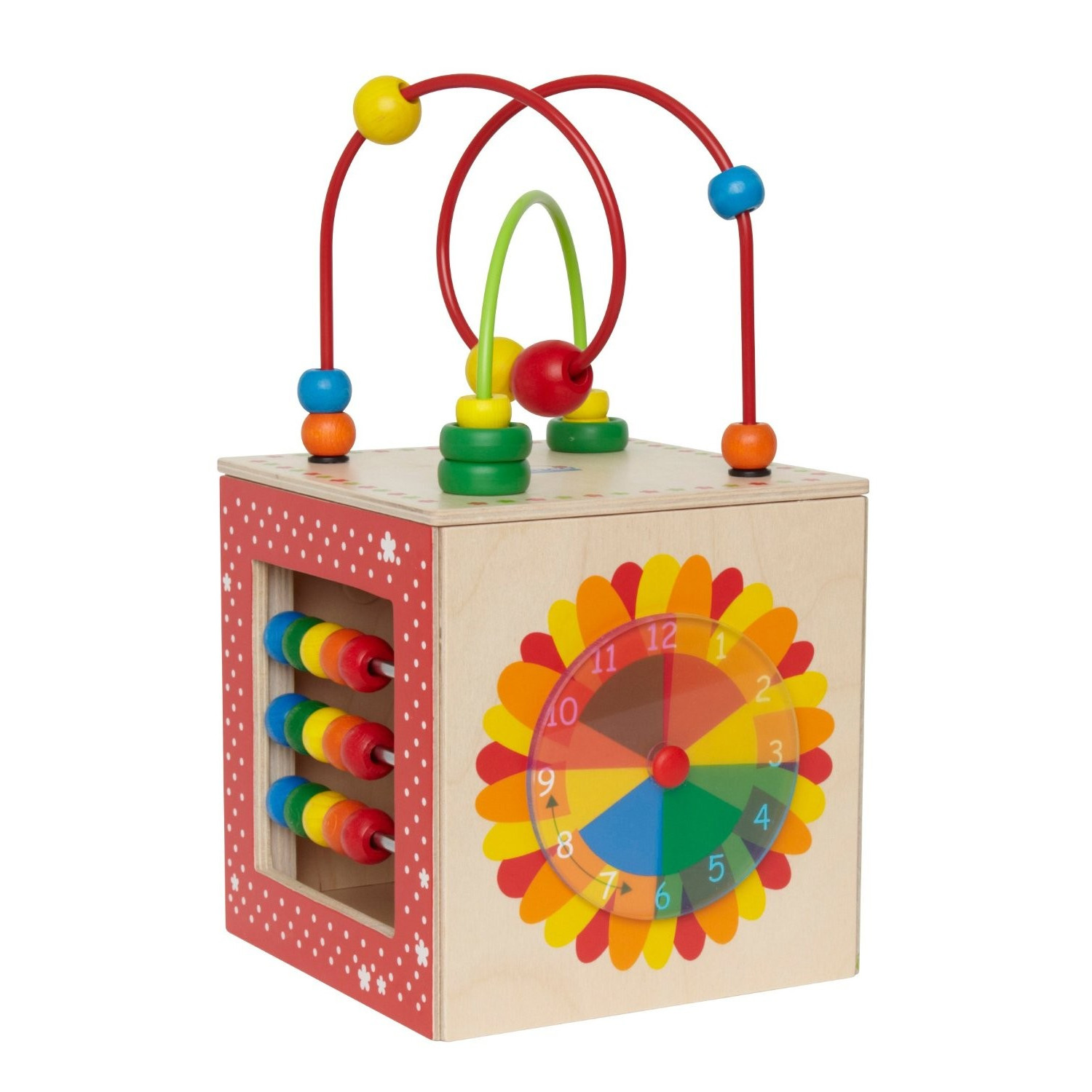 Cube d'activité en bois - Cube eveil bebe - Jouets Montessori