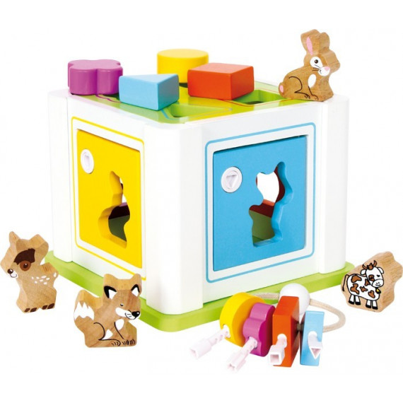 Boîte à formes et animaux avec clés Boîte à formes et animaux avec clés