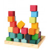 Carré de 36 cubes en bois écologique Carré de 36 cubes en bois écologique