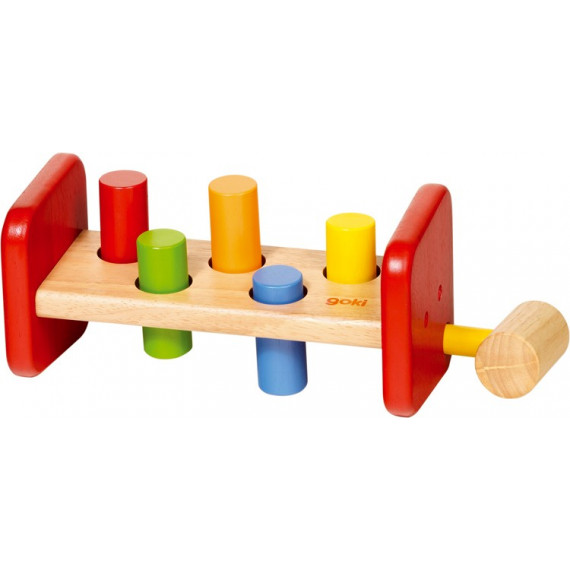 Banc Montessori à marteler – formes à empiler – Magasin de jouets