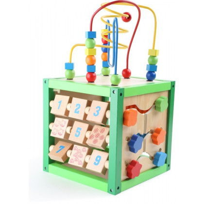 Cube De Motricité 8 En 1 En Bois Jouets Pour Enfants Cubes D'activités  Éducatif à Prix Carrefour