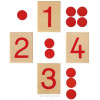 Jeu des nombres et des jetons Montessori Jeu des nombres et des jetons Montessori