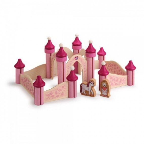Un château princesse en 3D - Le jeu de construction de Tête à modeler