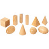 Formes géométriques en bois naturel (Montessori)