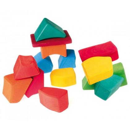 Jeu de construction bois écologique 15 blocs