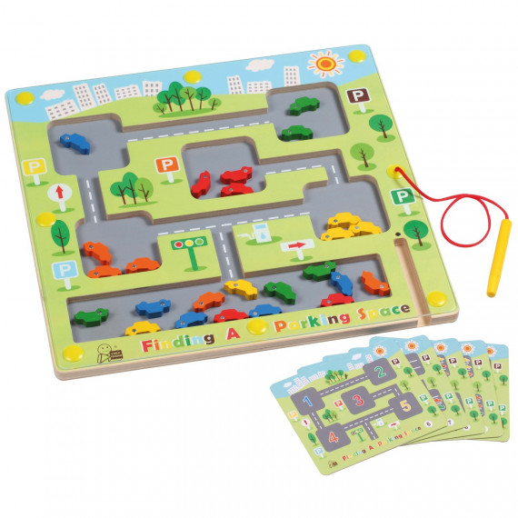 Jeu magnétique Parking et couleurs Jeu magnétique Parking et couleurs