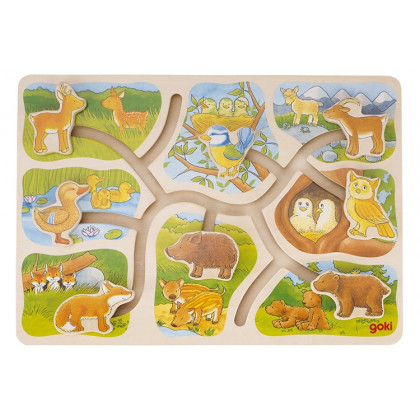 Puzzle à pousser Bébés animaux