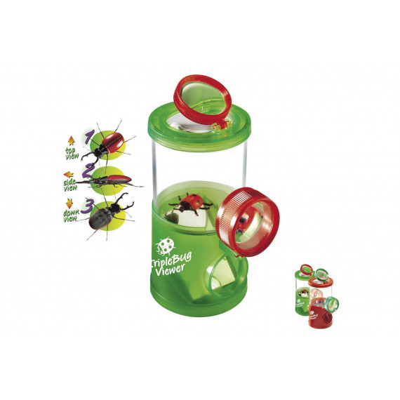 Boîte Triple Loupes pour observer les insectes Boîte Triple Loupes pour observer les insectes