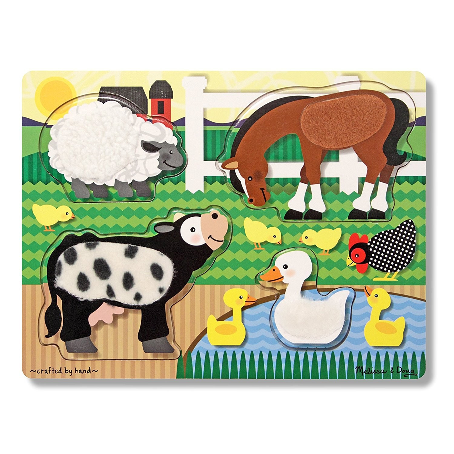 Puzzle tactile Animaux de la ferme