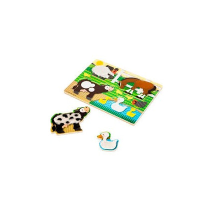 Puzzle tactile Animaux de la ferme