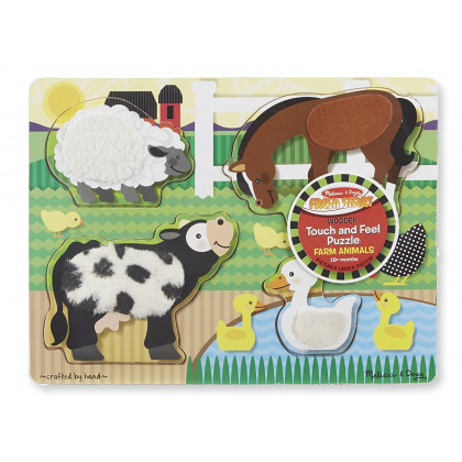 Puzzle tactile Animaux de la ferme