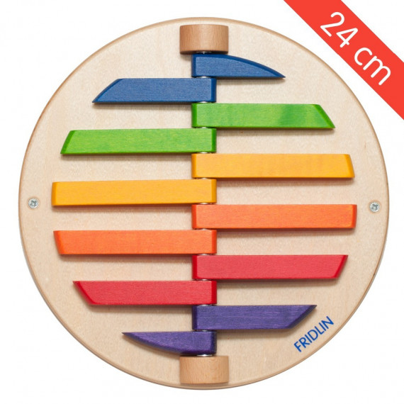 Petit jeu mural 12 pièces colorées(rond)