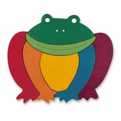 Puzzle Grenouille arc en ciel