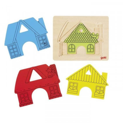 Puzzle Maison 4 couches