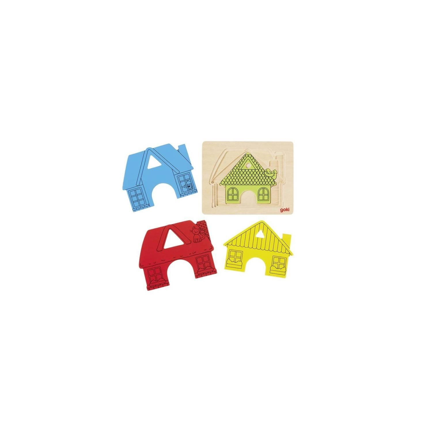 Puzzle Maison 4 couches