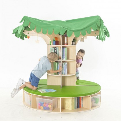 Espace lecture : l'îlot Arbre